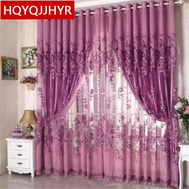 2018 Взрывные модели в европейском стиле роскошные тюлевые шторы с пионами для