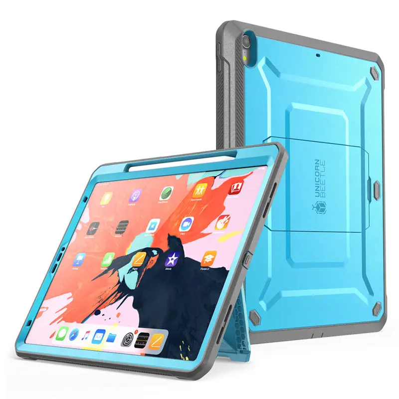 Для iPad Pro 12,9 чехол() совместимый с Apple Pencil SUP чехол UB PRO Чехол на весь корпус со встроенной защитой экрана и подставкой