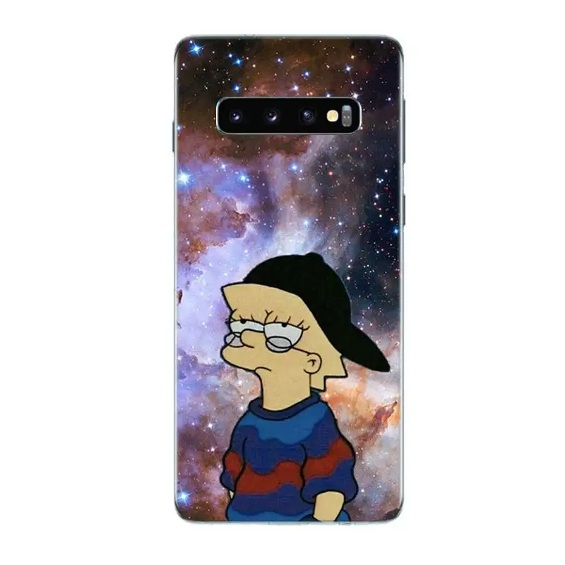 Мягкий резиновый Чехол Homero Simpson для Samsung Galaxy S9 S8 A6 A8 J4 J6 Plus + J8 A7 A9 2018 S7 S6 Edge Note 9 8 |