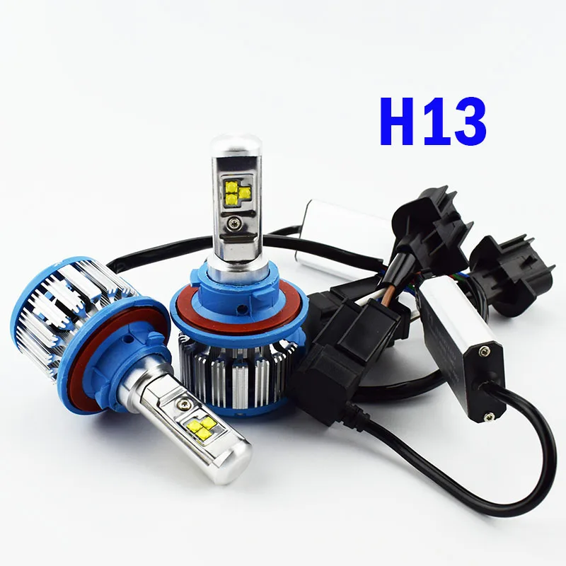 Автомобильная фара 12 в 80 Вт супер яркий прожектор H4 H7 led H11 H13 H1 9004 автомобильный
