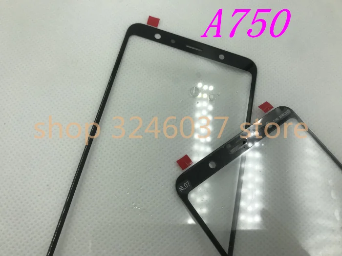 Новое поступление 100 шт. для Samsung Galaxy A7 A750 2018 A750F Переднее стекло сенсорный экран ЖК