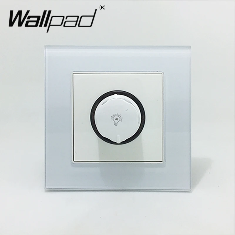 Диммерный переключатель Wallpad роскошное Хрустальное стекло 110 250 В стандарт ЕС
