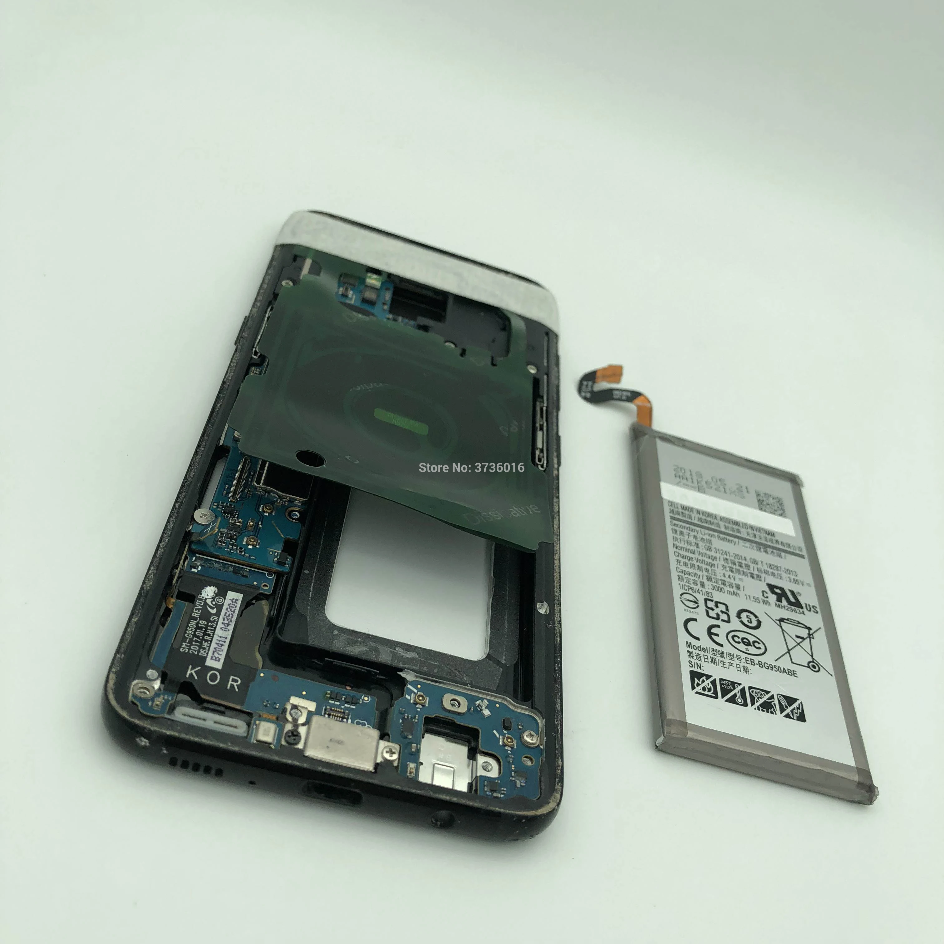 Материнская плата с ЖК экраном для Samsung S8 G950A G950F G950V тестовая сенсорным дисплеем