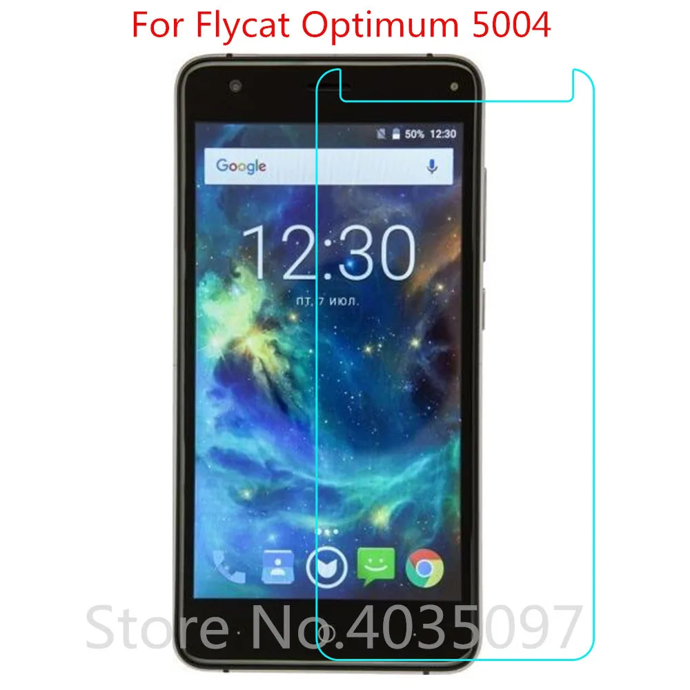 Высококачественное закаленное стекло 9H для Flycat Optimum 5004 протектор экрана