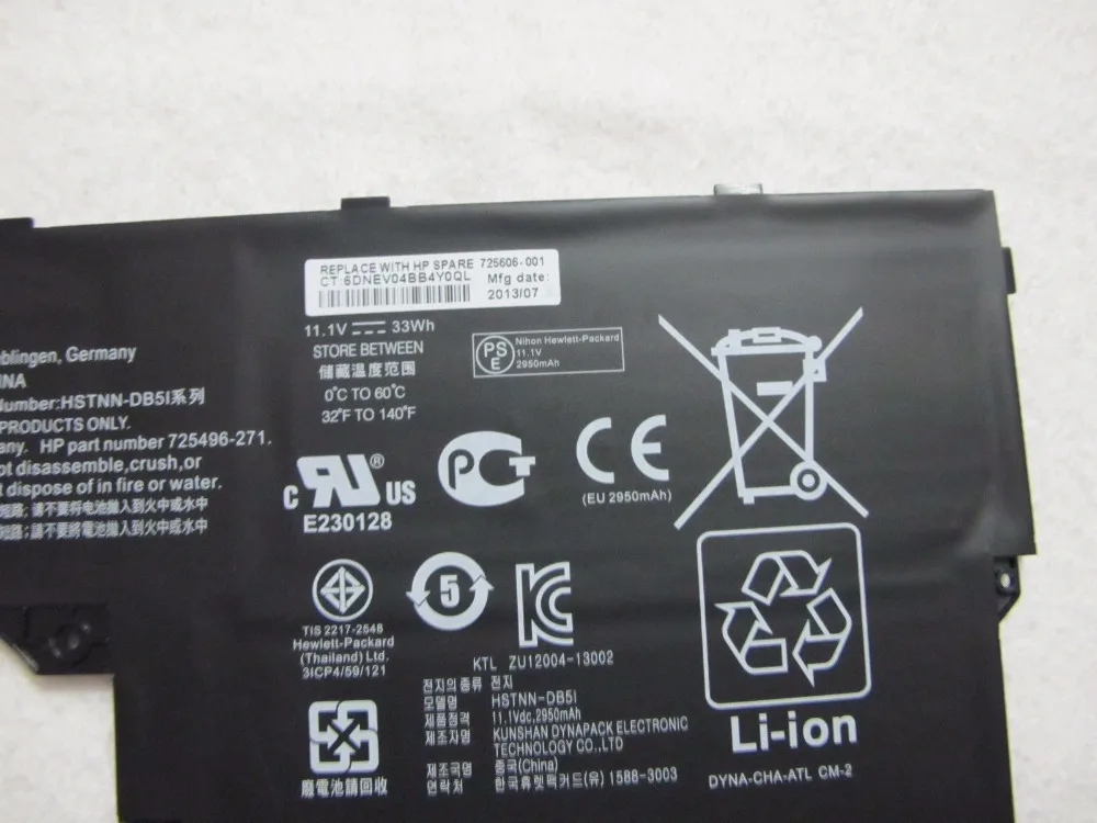 Оригинальный аккумулятор для X2 13 g110dx TR03XL Φ 723922 171 11 1 v 33wh|battery original|battery forbatteries batteries