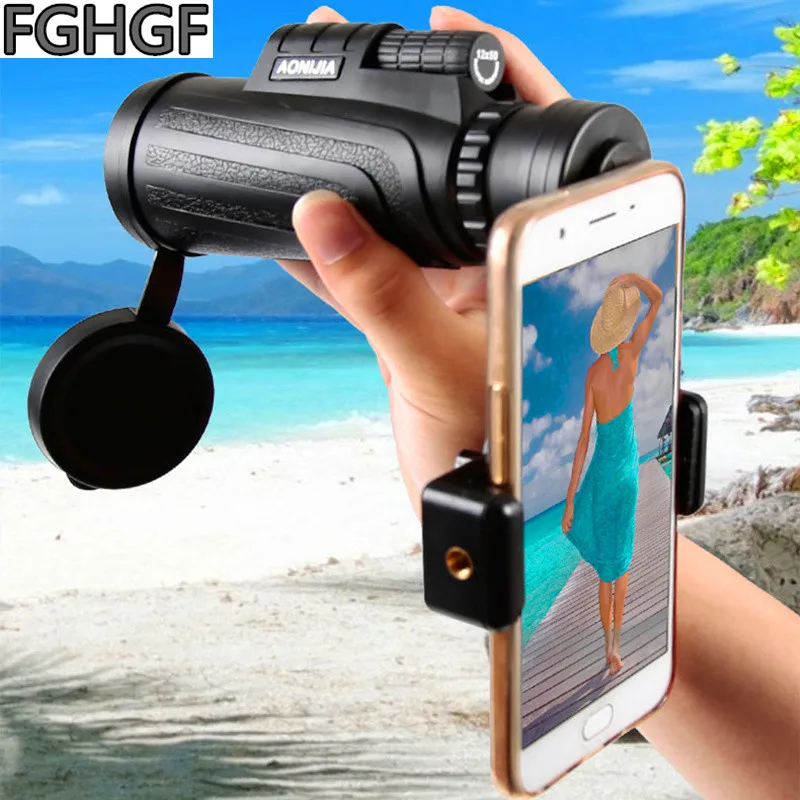 12X Zoom Lens 500 Meters Long Distance Focusing Telescope Handheld Monocular Observing Birds Survival Tool | Инструменты