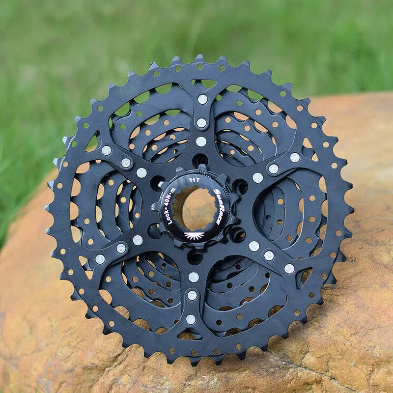 Sunracing 9 скоростная кассета 11-40T горный велосипед свободного хода X9 цепь Cogs широкое соотношение MTB свободного хода адаптер подходит Shimano SRAM