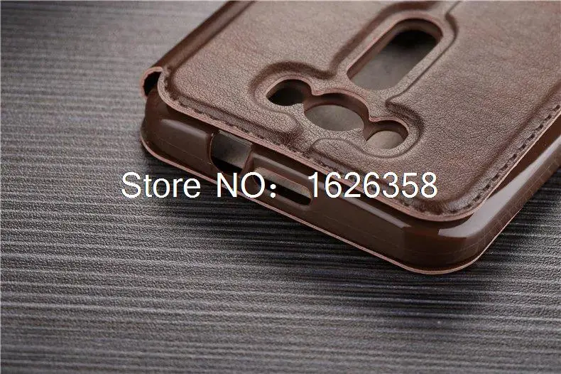 Роскошный кожаный чехол-книжка с подставкой и отделением для карт ASUS ZenFone 2 Laser