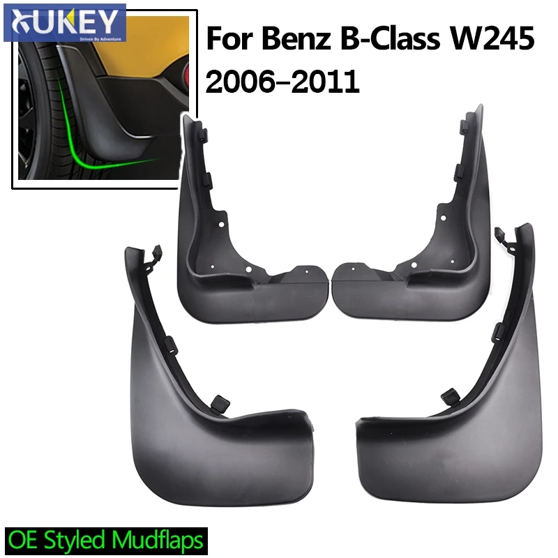 Аксессуары брызговики для Benz B Class W245 2006 2011 передние и задние 2010 2009 2008 2007|mud flaps|splash