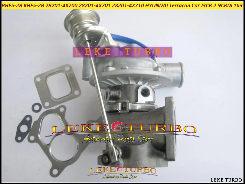 RHF5-2B KHF5-2B 28201-4X700 28201-4X701 28201-4X710 Турбокомпрессор Для HYUNDAI Terracan Car 2003-06 J3 J3CR 2.9L CRDi 163HP |
