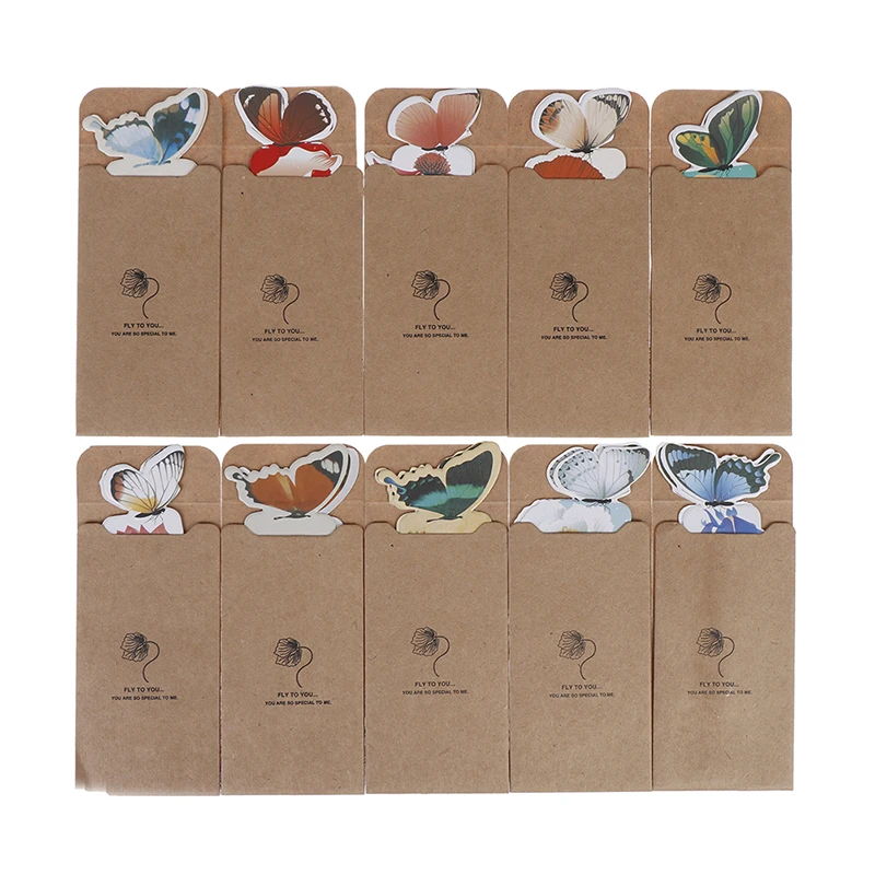 5 шт. Закладка в виде бабочки подарок учителю маркер канцелярские принадлежности