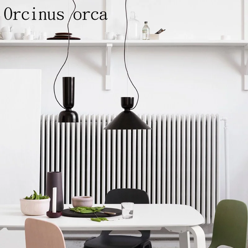 Economici Nordic Moderno Semplice Singolo Colore Di Corrispondenza Lampadari Bar Camera Da Letto Ristoranti Personalità Creativa Lampadario Decorativo