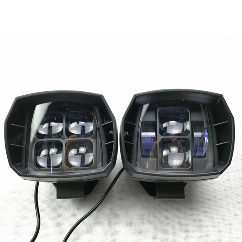 Светодиодная передняя фара для мотоцикла 12V 24V 60W 4000lm светодиодный мотоцикл