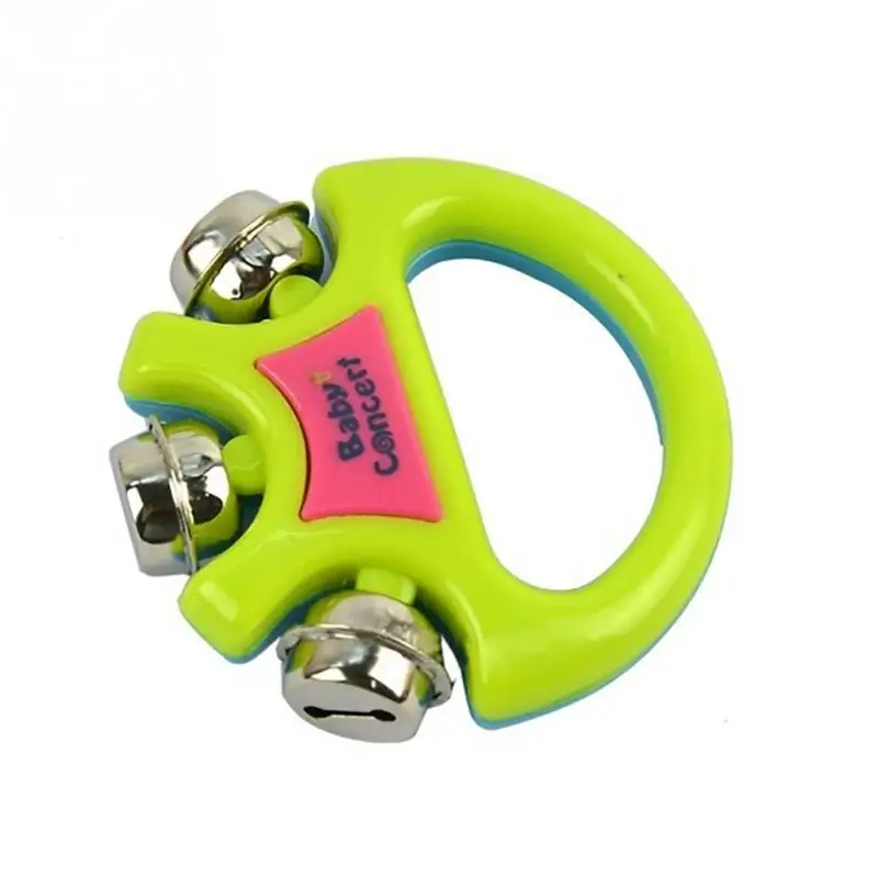 Детские музыкальные инструменты 5 шт. погремушки колокола Обучающие Игрушки для