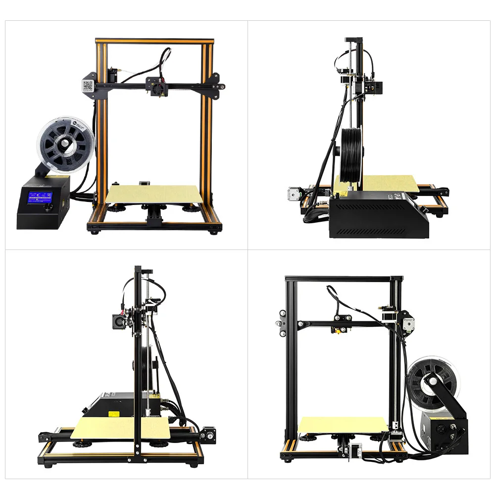 Creality 3D CR-10 3D принтер DIY 300*300*400 мм размер печати алюминиевая рамка с 200 г нить поддерживает различные 3D нити