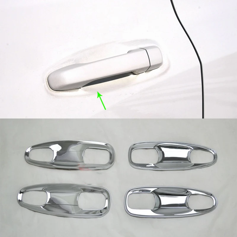 

OUBOLUN ABS car accessories Car body kits door handle bowl cover For TOYOTA 2014 Prado