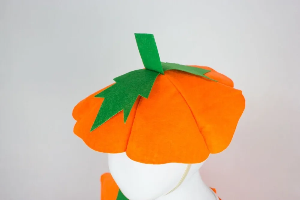 Halloween cosplay party dance performances pumpkin costume for children clothes suit |