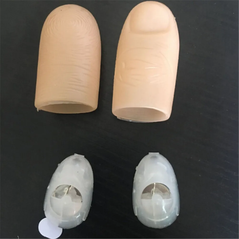 2 шт. случайный Новый Забавный светодиодный светильник мигающие пальцы