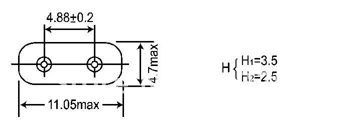 Freeshipping 20pcs HC-49S type passive 18.432M vibration crystals 18.432Mhz Crystal Oscillator | Электронные компоненты и