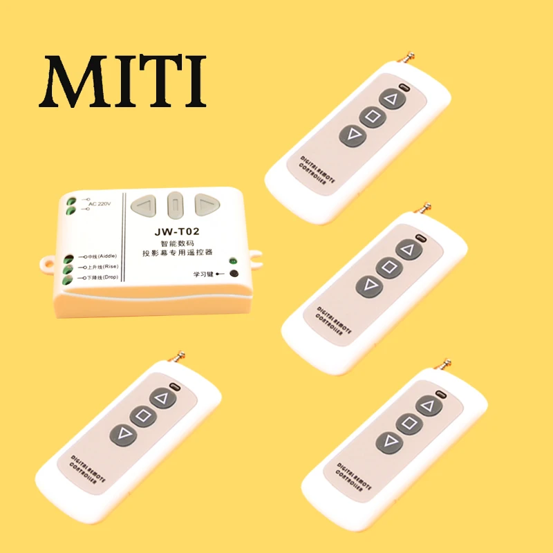 (4 + 1)5 шт. Высокое качество 220 в беспроводной проекционный экран дистанционное