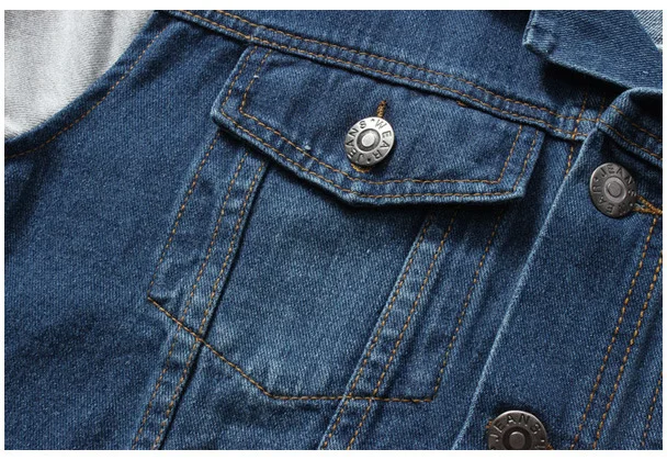 Мужская Повседневная джинсовая куртка со съемной шапкой мужские весенние