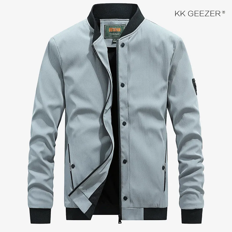 Ветровка мужская тонкая светильник сная куртка-бомбер в повседневном и деловом