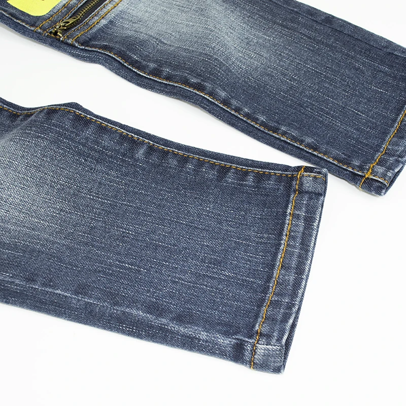 Новые джинсовые штаны для мальчиков на осень и зиму повседневные брюки детская