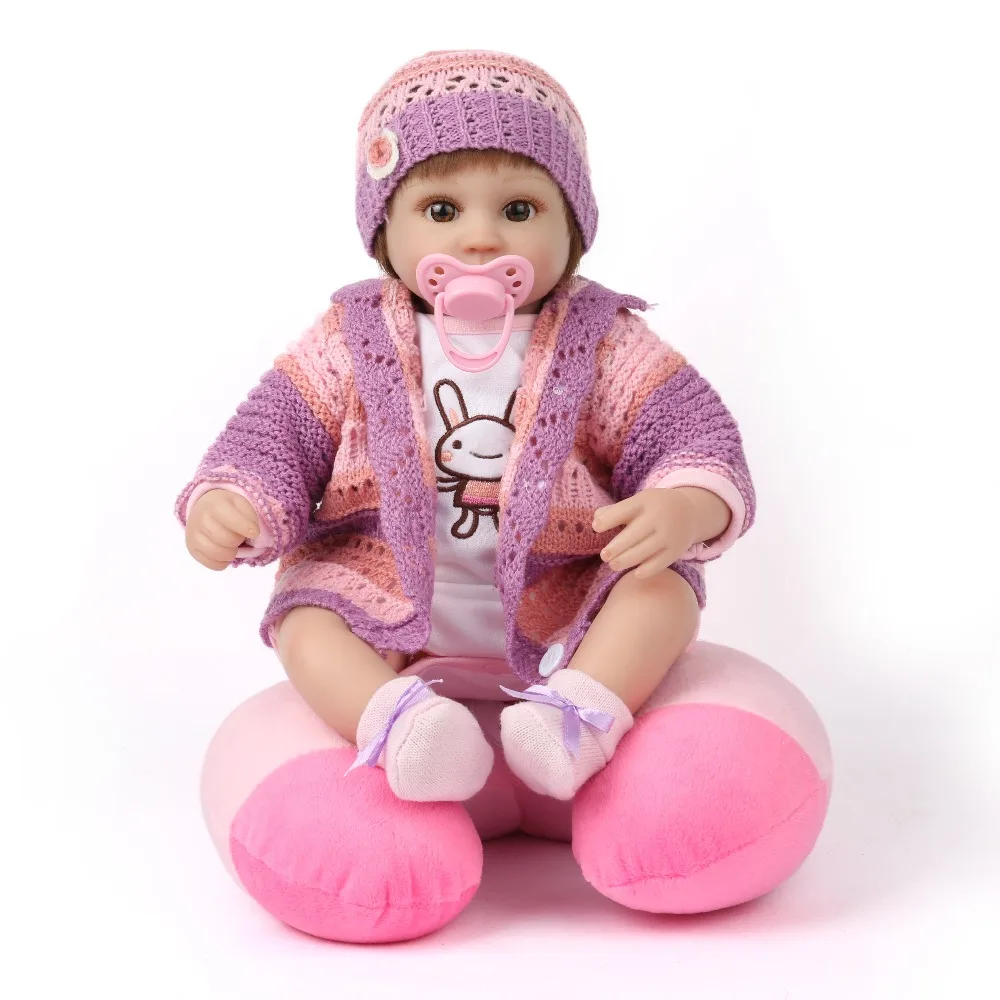 NPKDOLL 16 дюймов Детские куклы для новорожденных тканевые игрушки тела хобби