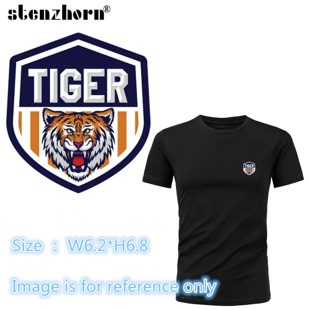 (1 шт.) пластыри с орлом тигром животными наклейки для утюга одежды термоперенос