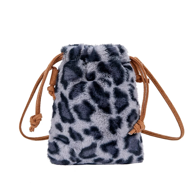 Леопардовый принт Винтаж Для женщин Мини телефон сумки на плечо полиуретановые