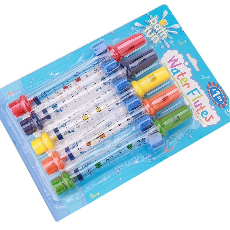 5 цветов Детская красочная водяная игрушка Ванна мелодии веселые Музыкальные