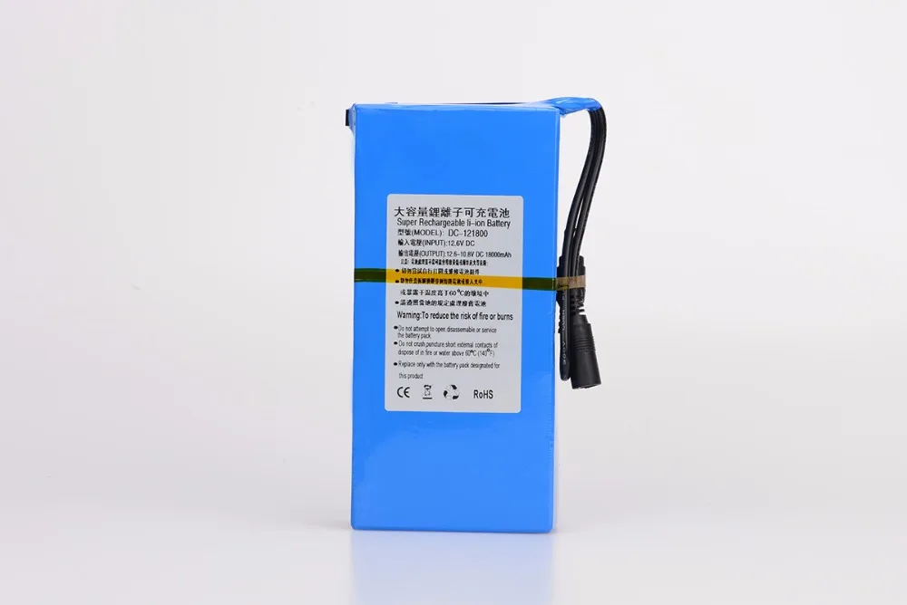 Перезаряжаемый литиевый аккумулятор MasterFire 10 12 В 18000 мАч