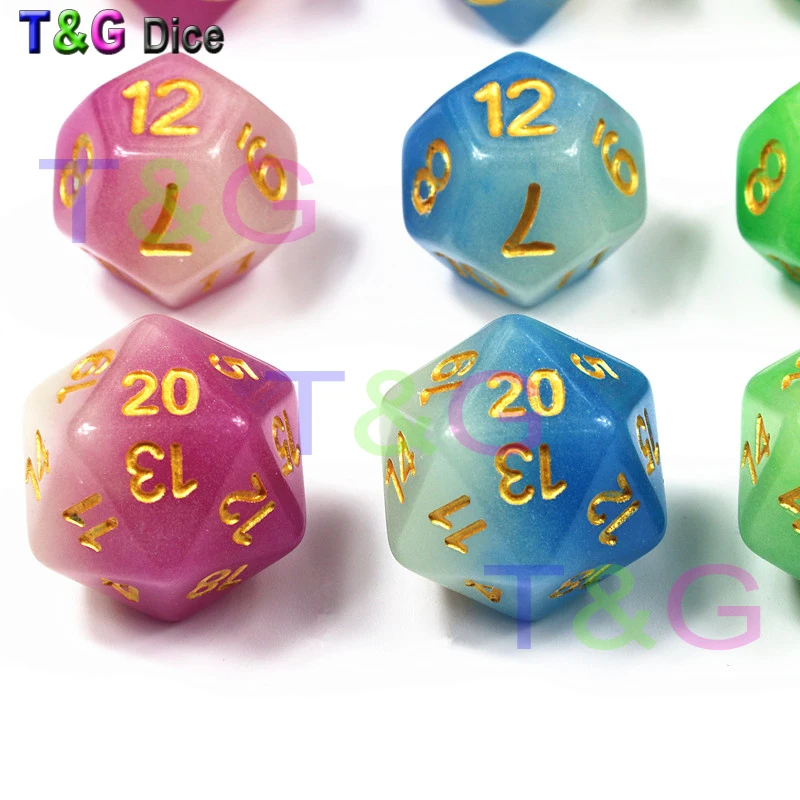 Переносные игральные кубики фиолетовый цвет 7 шт./компл. D4 D6 D8 D10 % D12 D20 с бесплатной