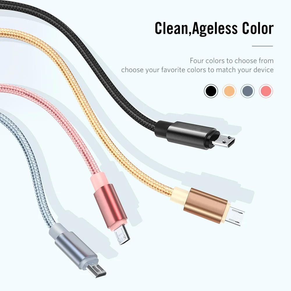Gourde Micro USB кабель для Xiaomi Redmi Note 5 Pro Кабель зарядного устройства микро-usb для samsung S7 S6 edg Android Phone Micro шнур