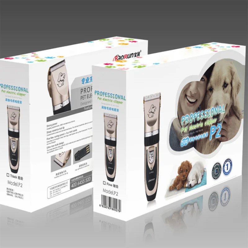 FAKEDA Pet hair clipper Low-noise Hair Clipper Remover Cutter Grooming Cat Dog Trimmer Electrical Pets Cut Machine | Дом и сад
