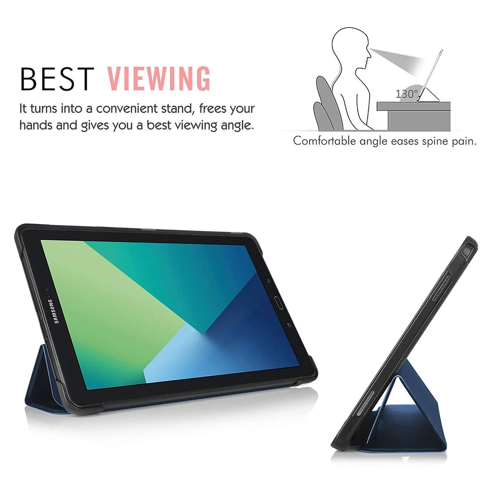 Чехол для samsung Galaxy Tab A A6 с S Pen 10,1 SM-P580 P585 из искусственной кожи, чехол для смартфона Galaxy Tab A 10,1 S Pen