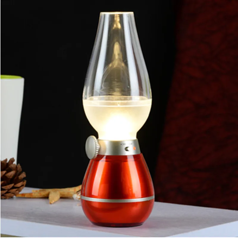 Светодиодная лампа в стиле ретро светодиодный ночник керосиновая прикроватная