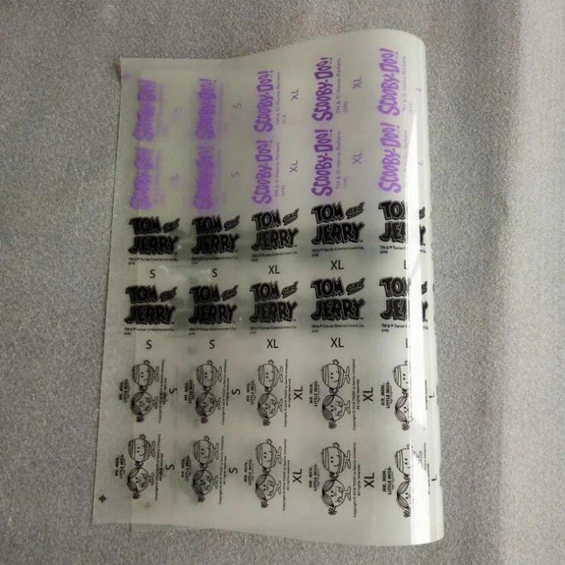 Пользовательские термотрансферные этикетки в этикетках для одежды