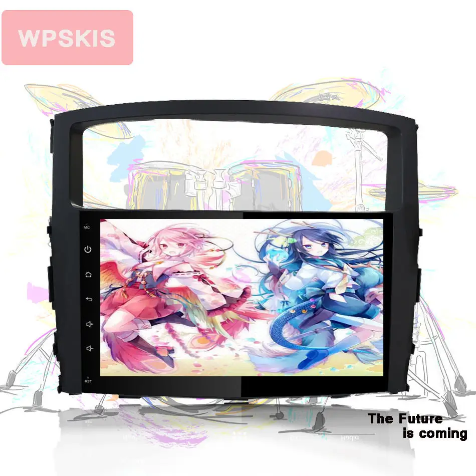 WPSKIS 9 &quotAndroid 10 0 6 Гб Ram автомобильный ПК блок лента стерео аудио монитор для MITSUBISHI