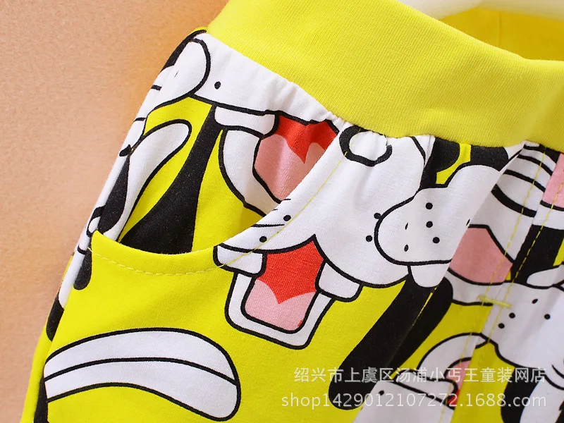 fashion baby boys girls Clothes set Kids Minnie Vest +short pant summer style sport suit Children Clothing cartoon mickey sets | Детская