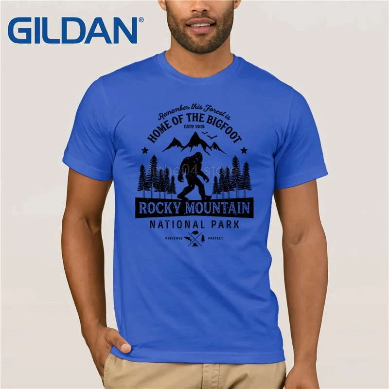 Винтажная футболка с изображением Скалистых гор в национальном парке Colorado Bigfoot