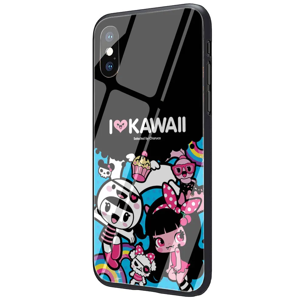 G10 Япония Tokidoki японский недавно прибывший сотовый закаленное стекло чехол для телефона iPhone 11 Pro 6 6S Plus 7 8 Plus X XS XR XS Max - Цвет: G10