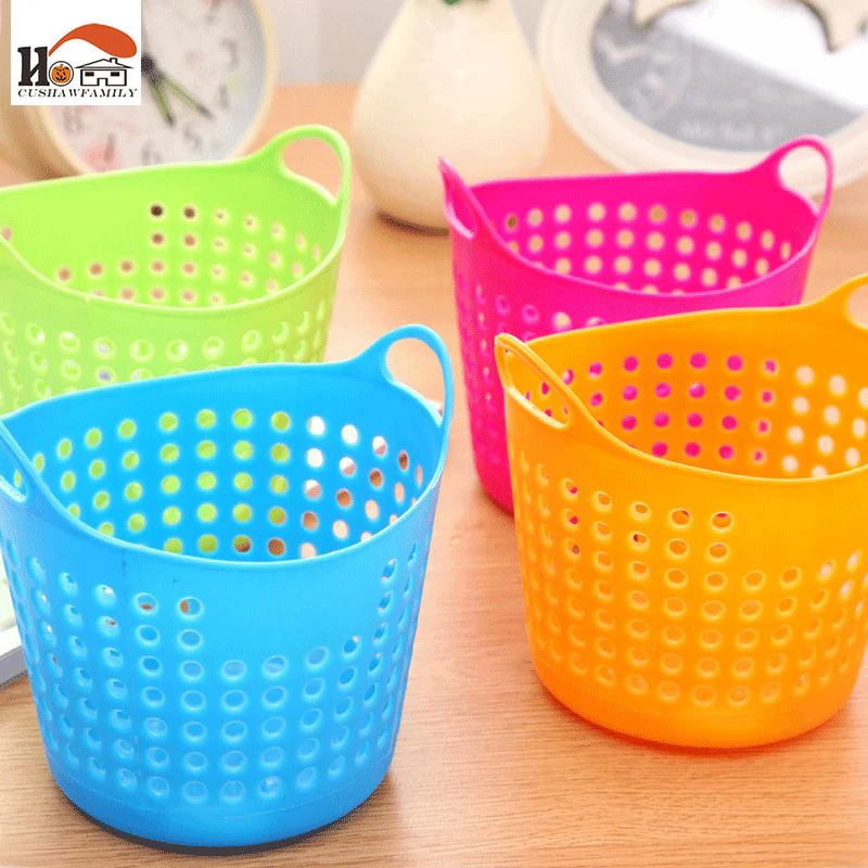 CUSHAWFAMILY 1 шт. конфетный цвет мини настольная корзина многофункциональная для