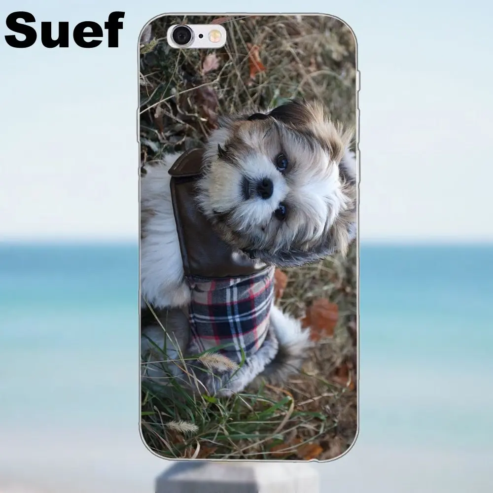 Suef Shih Tzu Shitzu Щенячий щенок для iPhone X 4 4S 5 5S 5C SE 6 6S 7 8 Plus Samsung Galaxy J1 J3 J5 J7 A3 A5 2016 2017|for