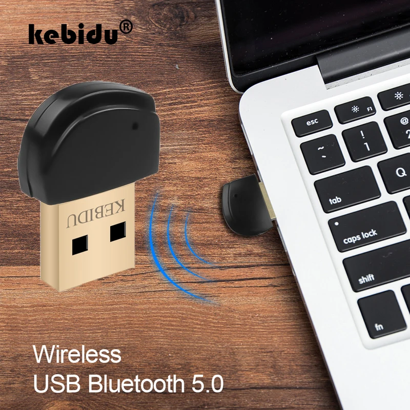 Bluetooth-адаптер kebidu Mini Беспроводной usb-адаптер Bluetooth 5 0 для передачи музыки