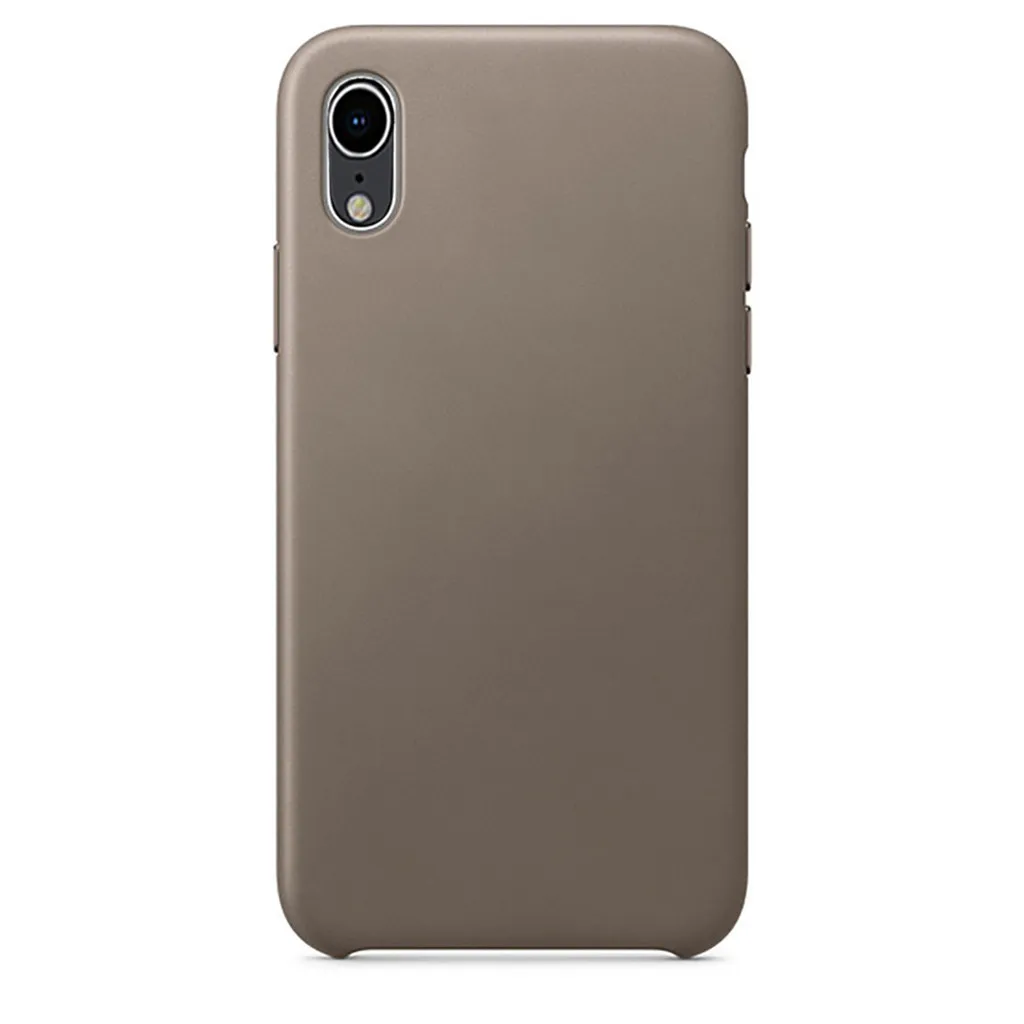 Кожаный чехол на заднюю панель, Роскошный чехол для Apple IPhone XR, 6,1 дюймов, тонкий и гладкий Чехол для телефона, Чехлы, Прямая поставка, Nov.24