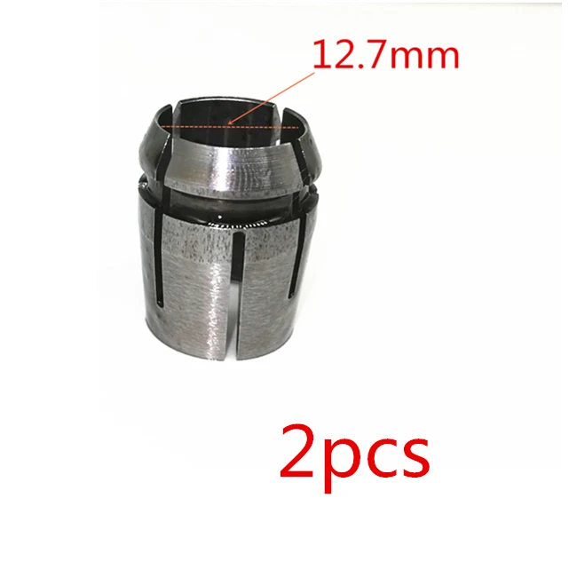O 12.7mm 2pcs Адаптер хвостовик ЧПУ фрезерный станок инструментальная Цанга конические гайки для Makita BOSCH HITACHI DeWALT фрезерный 1/" 1/4" 3/" 6 мм 6,35 мм 8 мм 12 мм 12,7 мм - Цвет: O 12.7mm 2pcs
