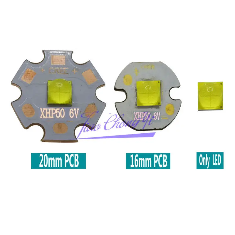 CREE XHP50.2 XHP70.2 светодиодный чип поколения 6 в 12 В белый/теплый белый 20 мм медная