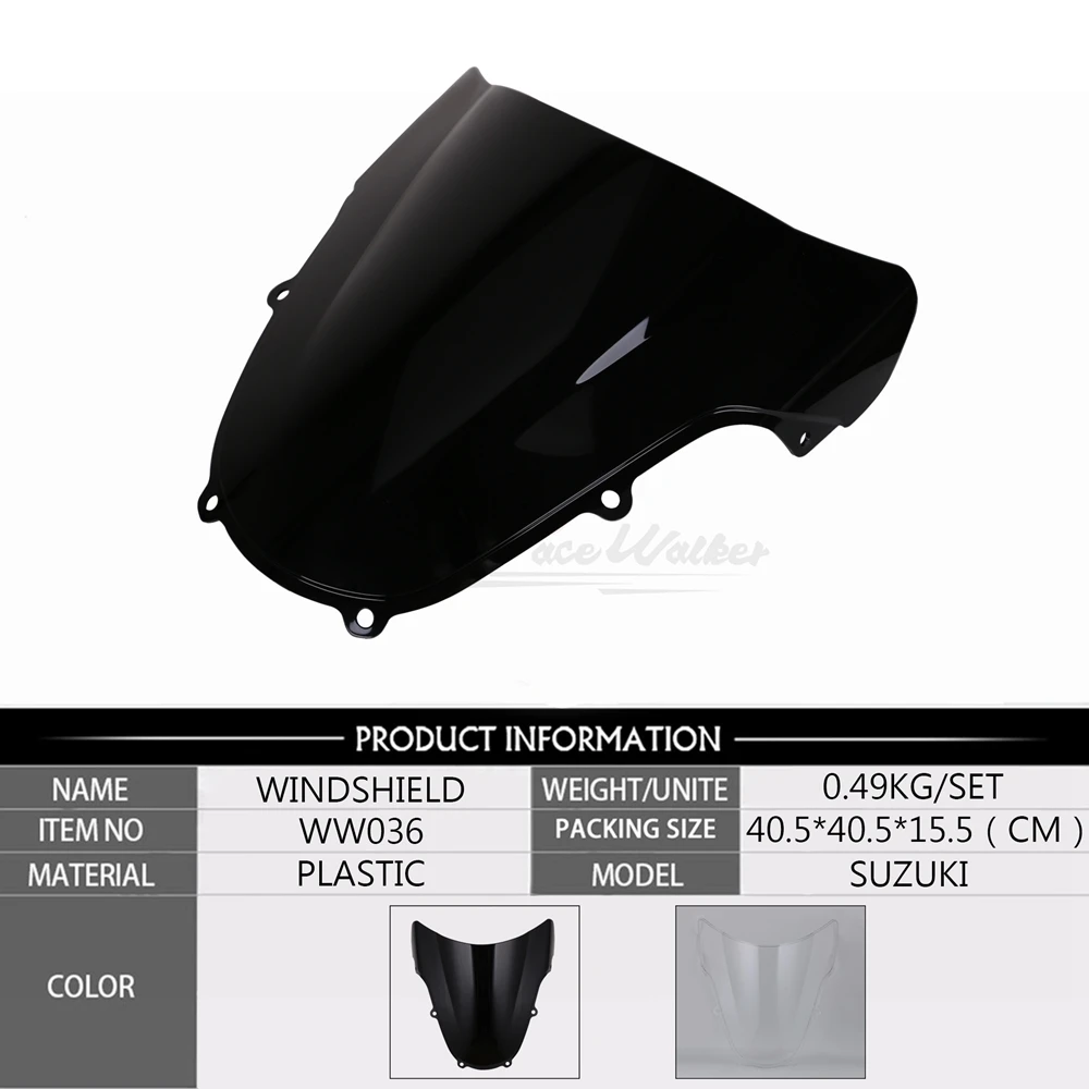 Ветровое стекло для Мотоцикла Suzuki GSXR 600 750 K1 gsxr 1000 k1 2001 2002 2003 k2 02 03 | Автомобили и