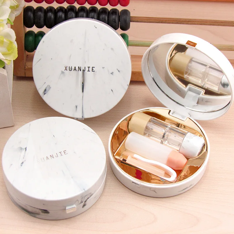 Модный портативный футляр для контактных линз для путешествий для женщин с красочными линзами для хранения с зеркальными контейнерами держатель набор коробок для объектива